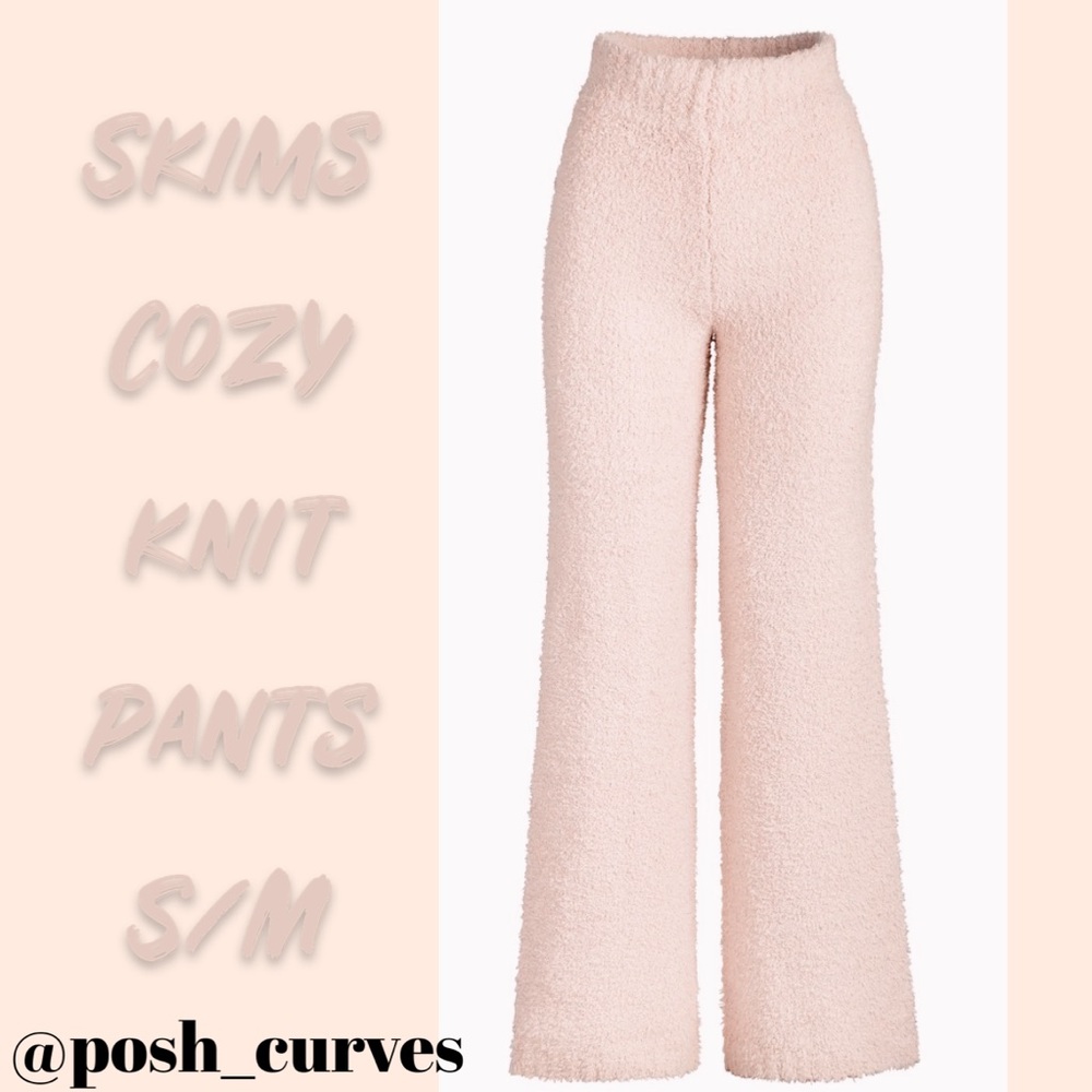 SKIMS COZY KNIT PANTS—DUSK. SIZE S/M. NWT - Picture 9 of 10